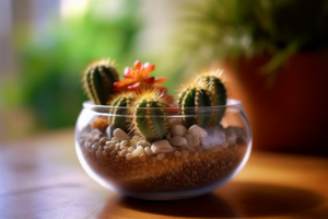 When Watering Mini Cacti